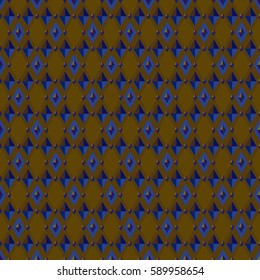 Vector seamless pattern. Geometric background with rhombus. Colorful texture. Print on textile.