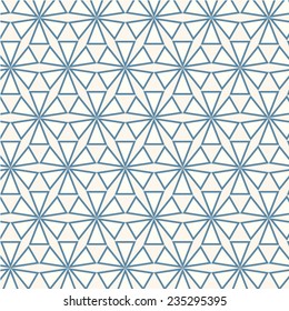 vector seamless pattern geometric blue lines background