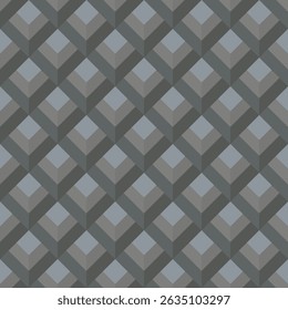 Padrão de vetor sem emenda com elemento geométrico em cor monocromática