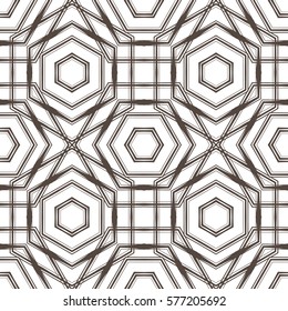 Vector seamless pattern. Geometric seamless Vector pattern. Fashion graphic. Background design. Modern stylish texture. Repeating geometric tiles.