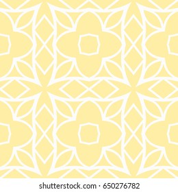 Vector seamless pattern with geometric floral style background. for printing on fabric, paper for scrapbooking, wallpaper, cover, page book.