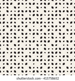 Vector seamless pattern. Geometric graphic design. Decorative background with filled petals of different sizes. Minimalist simple ornament.