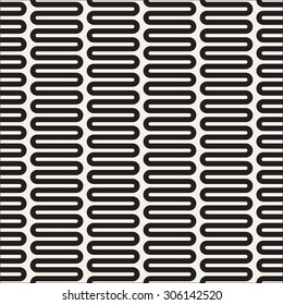 Vector seamless pattern. Geometric monochrome texture. Abstract background.