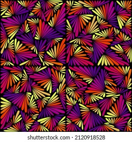 Vector seamless pattern. Geometric ornament with bright colors.