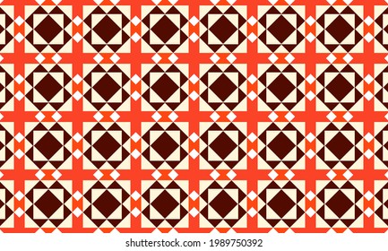 Vector seamless pattern with geometric ornaments. Geometric pattern texture wallpaper design. EPS 10