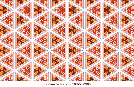 Vector seamless pattern with geometric ornaments. Geometric pattern texture wallpaper design. EPS 10