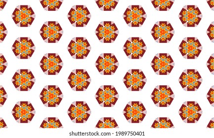 Vector seamless pattern with geometric ornaments. Geometric pattern texture wallpaper design. EPS 10