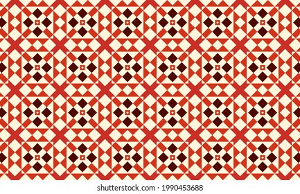Vector seamless pattern with geometric ornaments. Geometric pattern texture wallpaper design. EPS 10