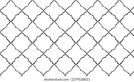 Vector seamless pattern. Geometric repeating background.