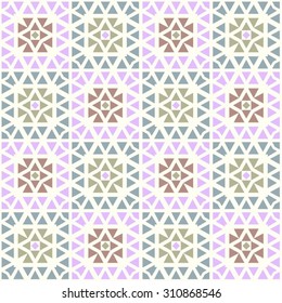 Vector seamless pattern, geometric repeating texture. Tribal ethnic arabic indian ornament. 
