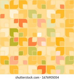 Vector Seamless pattern with geometric shapes