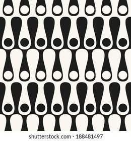 Vector seamless pattern. Geometric stripes. Repeating contrast streaks