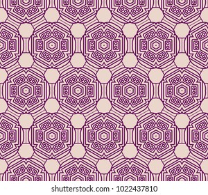 Vector seamless pattern with geometric style background. for printing on fabric, paper for scrapbooking, wallpaper, cover