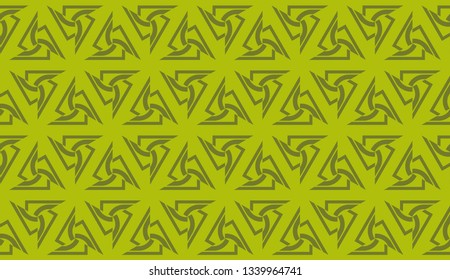 Vector Seamless pattern in geometric style. Triangles, lines. Modern elegant background. For your design