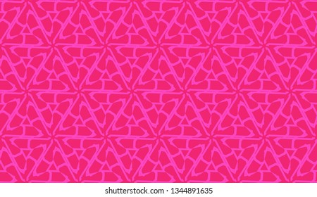 Vector Seamless pattern in geometric style. Triangles, lines. Modern elegant background. For your design