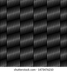 Vector seamless pattern. geometric tiles with dots of different sizes. simple background of perforated figure.