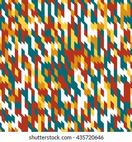 Vector seamless pattern with geometrical ornament. Simple abstract background. Stylish print template for fabric and paper.