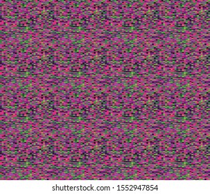 Vector seamless pattern glitch style, web design element