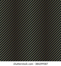 Vector seamless pattern with gold diagonal stripes