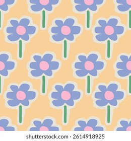 Vector seamless pattern. Graphic stylish design for fabric, wallpaper, wrapping