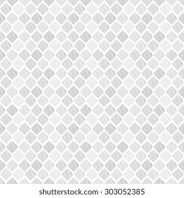 Vector seamless pattern of gray rhombs in sketch style