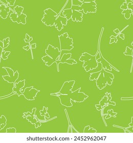 vector seamless pattern green celery