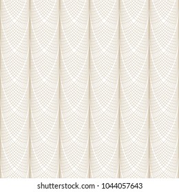 Vector seamless pattern with grid lines.Modern stylish texture.White and light brown