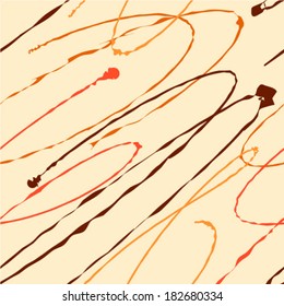 Vector seamless pattern with grunge brush strokes.