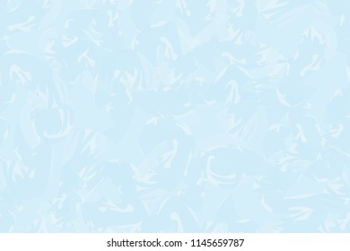 Vector seamless pattern of the grunge style. Snow, blizzard. Blue and white
