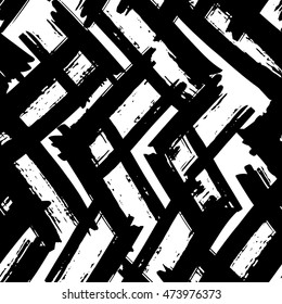 Vector seamless pattern in grunge style