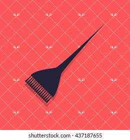 Vector seamless pattern with hairdressing tools. barbershop background