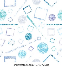 Vector Seamless Pattern . . Halftone Dots Background . Vintage texture.