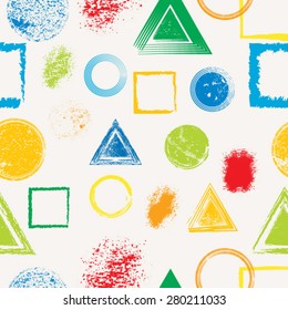 Vector Seamless  Pattern  . Halftone Dots Background . Vintage texture.