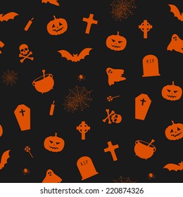 vector seamless pattern for Halloween
