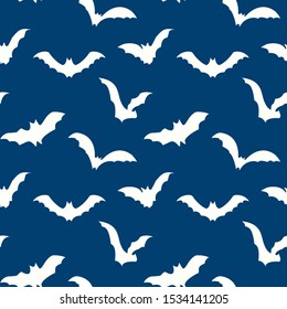 Vector seamless pattern with Halloween. Seamless background for textiles, fabrics, covers, wallpapers, print, gift wrapping and scrapbooking.