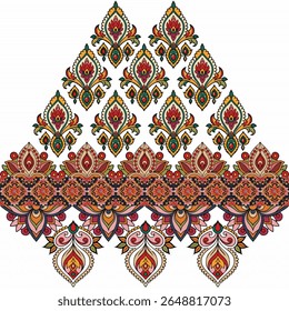 vetor padrão sem emenda com mão desenhando flores e corações. ornamento floral para convites de casamento, cartões, têxteis, papel de embrulho, embrulho de presente.
