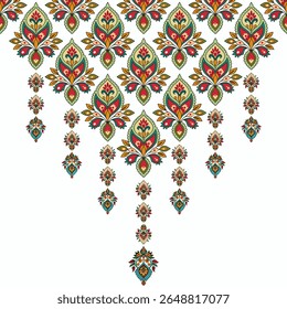vetor padrão sem emenda com mão desenhando flores e corações. ornamento floral para convites de casamento, cartões, têxteis, papel de embrulho, embrulho de presente.