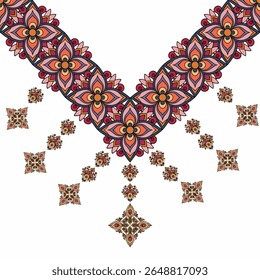 vetor padrão sem emenda com mão desenhando flores e corações. ornamento floral para convites de casamento, cartões, têxteis, papel de embrulho, embrulho de presente.