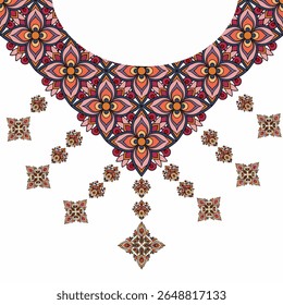 vetor padrão sem emenda com mão desenhando flores e corações. ornamento floral para convites de casamento, cartões, têxteis, papel de embrulho, embrulho de presente.