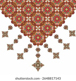 vetor padrão sem emenda com mão desenhando flores e corações. ornamento floral para convites de casamento, cartões, têxteis, papel de embrulho, embrulho de presente.