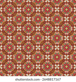 vetor padrão sem emenda com mão desenhando flores e corações. ornamento floral para convites de casamento, cartões, têxteis, papel de embrulho, embrulho de presente.