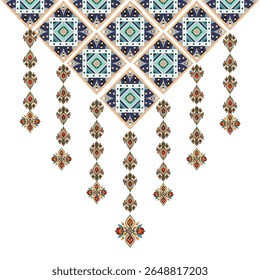vetor padrão sem emenda com mão desenhando flores e corações. ornamento floral para convites de casamento, cartões, têxteis, papel de embrulho, embrulho de presente.