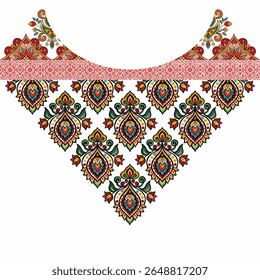 vetor padrão sem emenda com mão desenhando flores e corações. ornamento floral para convites de casamento, cartões, têxteis, papel de embrulho, embrulho de presente.