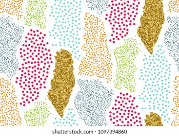 Vector seamless pattern with hand drawn textured brush strokes, stripes hand painted.