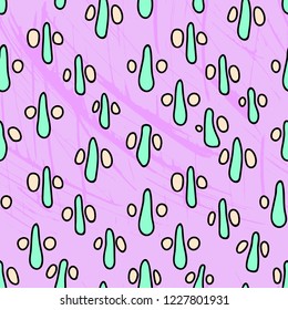 Vector seamless pattern. Hand drawn party background. Amazing artistic wallpaper. Can be used for wrapping paper, textile, web page background. Endless texture.