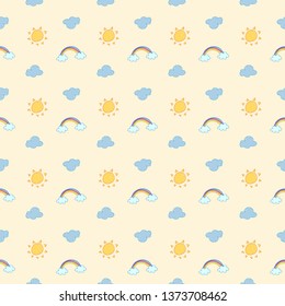 Vector seamless pattern, hand drawn, Repeating abstract background