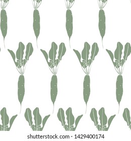 Vector seamless pattern with hand drawn beets. Beautiful food design elements, ink drawing. Perfect for prints and patterns