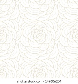 Vector seamless pattern. Hand drawn floral texture. Soft delicate flowers