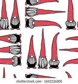 Vector Seamless Pattern Hand Drawn Cute Stock Vector (Royalty Free ...