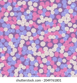 Vector seamless pattern. Hand drawn polka dot texture. bokeh Stylish doodles. circle Modern graphic design. creative tileable print. Vector illustration trendy shapes for textile fabric prints